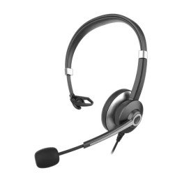 מיקרופון מדונה למוקד טלפוני עם מחבר PL3.5mm וקשת מרופדת Mizuki Call Ce