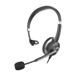 מיקרופון מדונה למוקד טלפוני עם מחבר USB וקשת מרופדת Mizuki Call Center