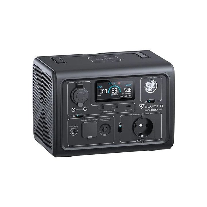 תחנת כוח ניידת BLUETTI EB3A 600W 268Wh – משלוח חינם