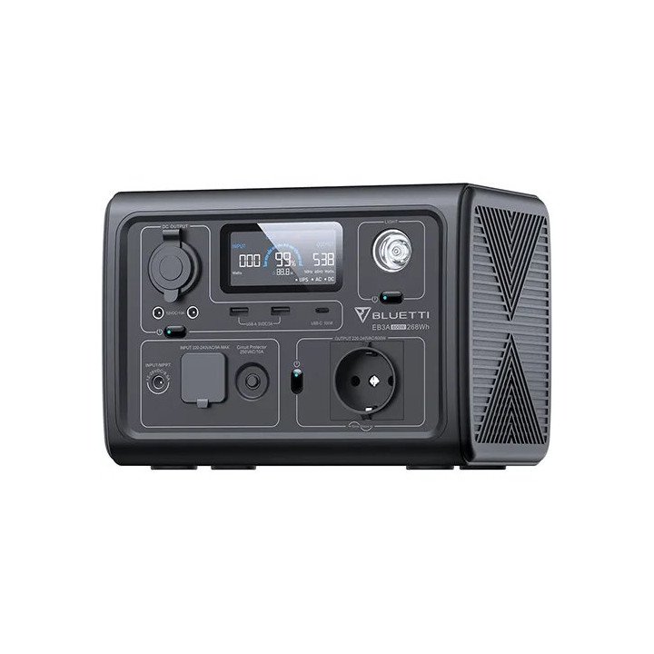 תחנת כוח ניידת BLUETTI EB3A 600W 268Wh – משלוח חינם