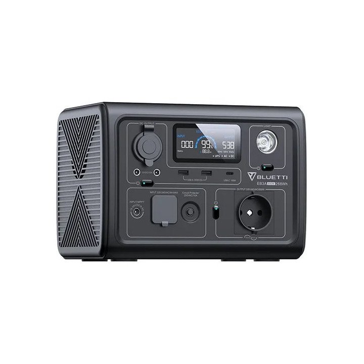 תחנת כוח ניידת BLUETTI EB3A 600W 268Wh – משלוח חינם