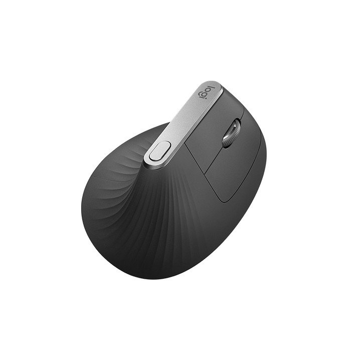עכבר אלחוטי ארגונומי לוג'יטק Logitech MX Vertical בצבע שחור