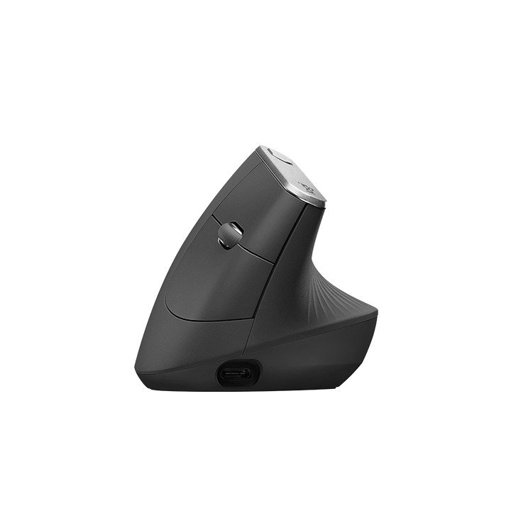 עכבר אלחוטי ארגונומי לוג'יטק Logitech MX Vertical בצבע שחור