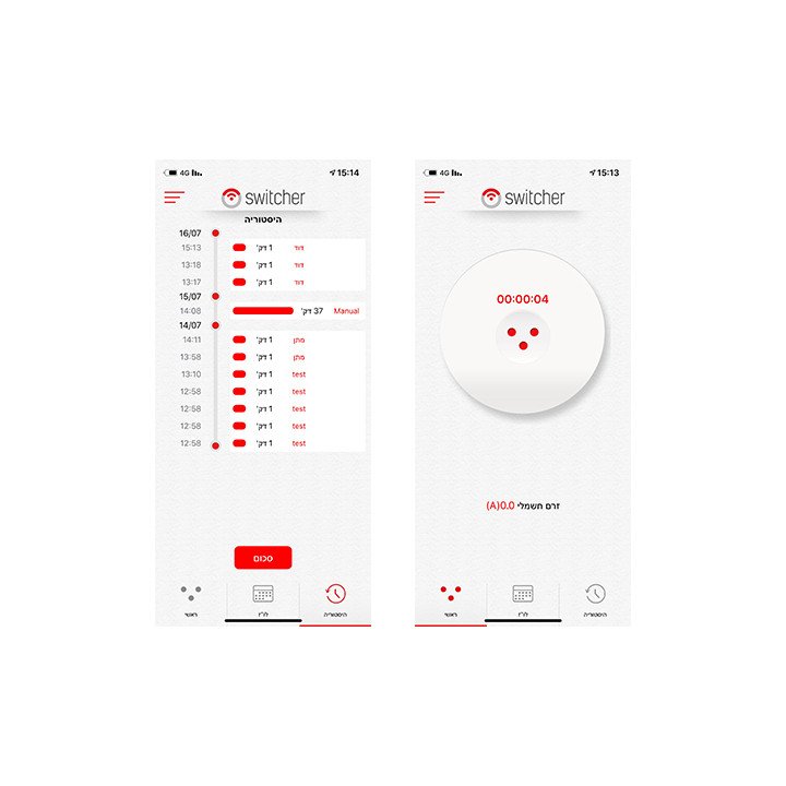 שקע חכם/שעון שבת Switcher Smart Plug הנשלט באמצעות Wi-Fi