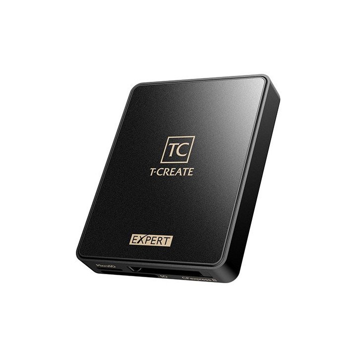 קורא כרטיסים מקצועי 3 ב-1 T-Create Expert R31 USB-C 3.2 Gen2x2