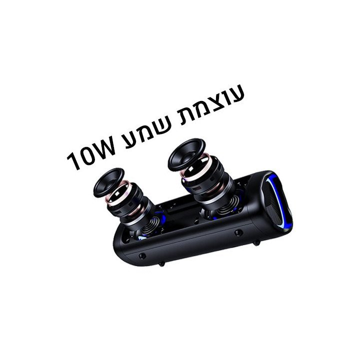 רמקול בלוטוס נייד מוגן ממים עם תוארת RGB צבעונית בעוצמה של Mizuki C27 