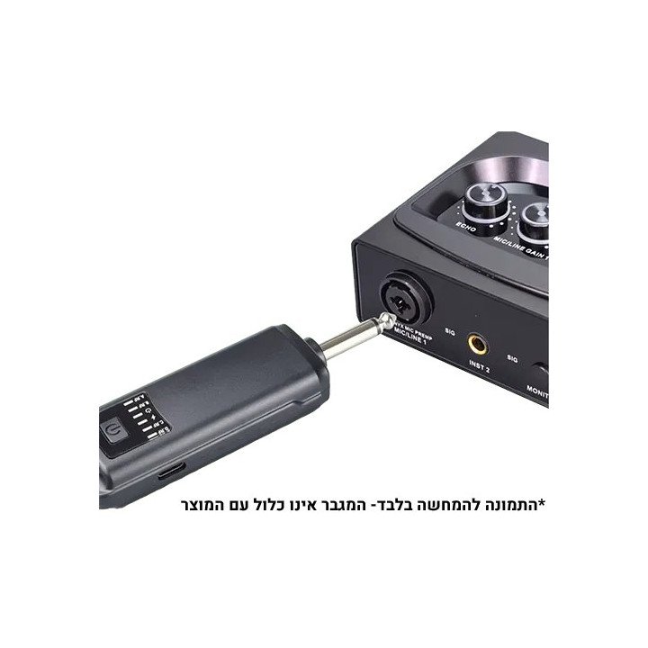 מציאון - מיקרופון קריוקי אלחוטי Super Sound עם מתאם אלחוטי 6.5/3.5mm -