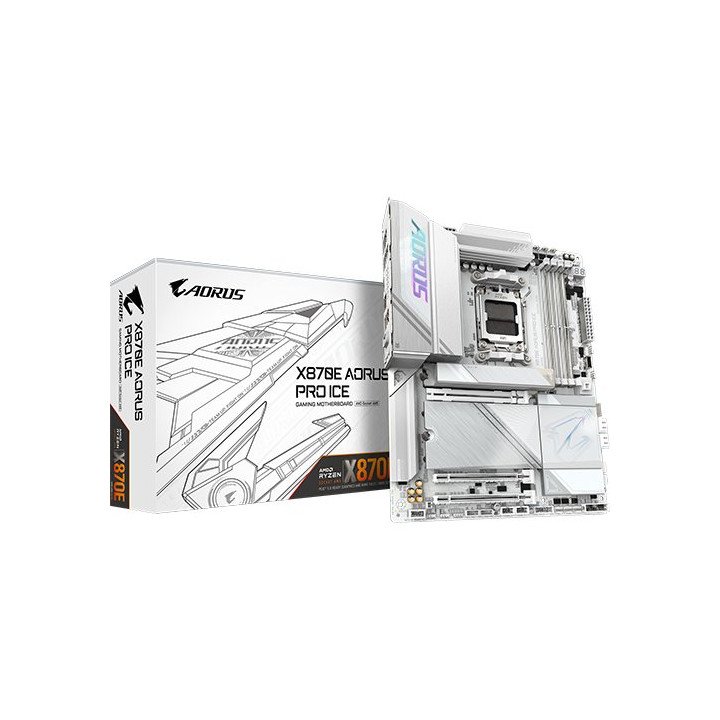לוח אם Gigabyte X870E AORUS PRO ICE WIFI7 ATX AM5 AMD