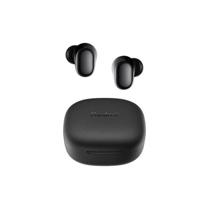 אוזניות שיאומי אלחוטיות Xiaomi Redmi Buds 6 Play TWS בצבע שחור