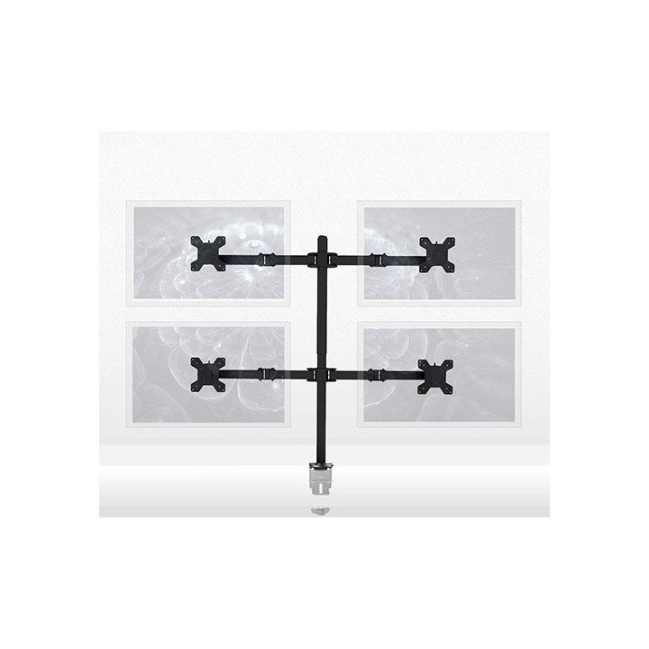 מעמד שולחני ל-4 מסכי מחשב V-STAR Z044