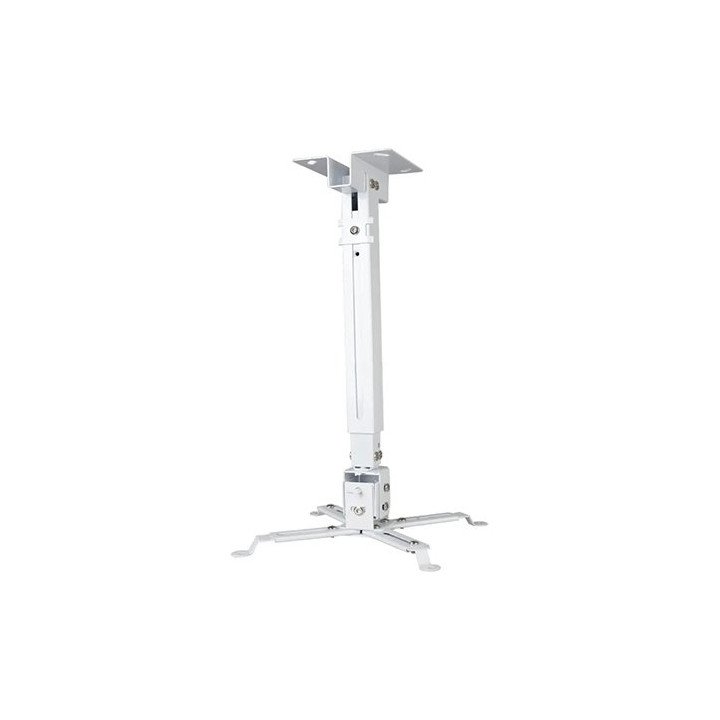 זרוע למקרן אוניברסלית מתכווננת בצבע לבן V-Star V-37