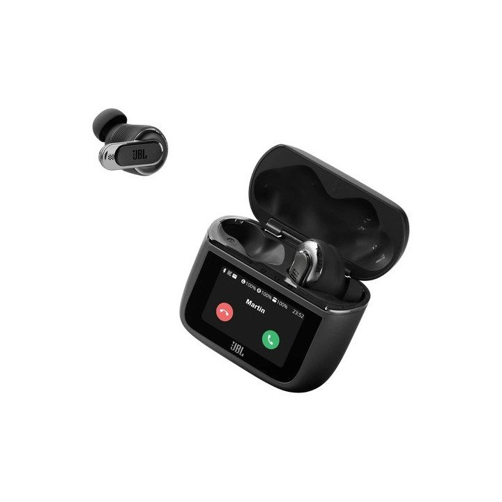 אוזניות JBL אלחוטיות Tour Pro 3 TWS בצבע שחור