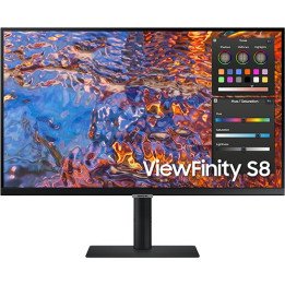 מסך מחשב מקצועי 31.5 אינץ Samsung ViewFinity S32B800PXP 4K UHD IPS Dis