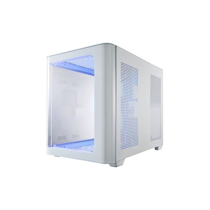 מארז מחשב FSP S380 ARGB Micro ATX בצבע לבן