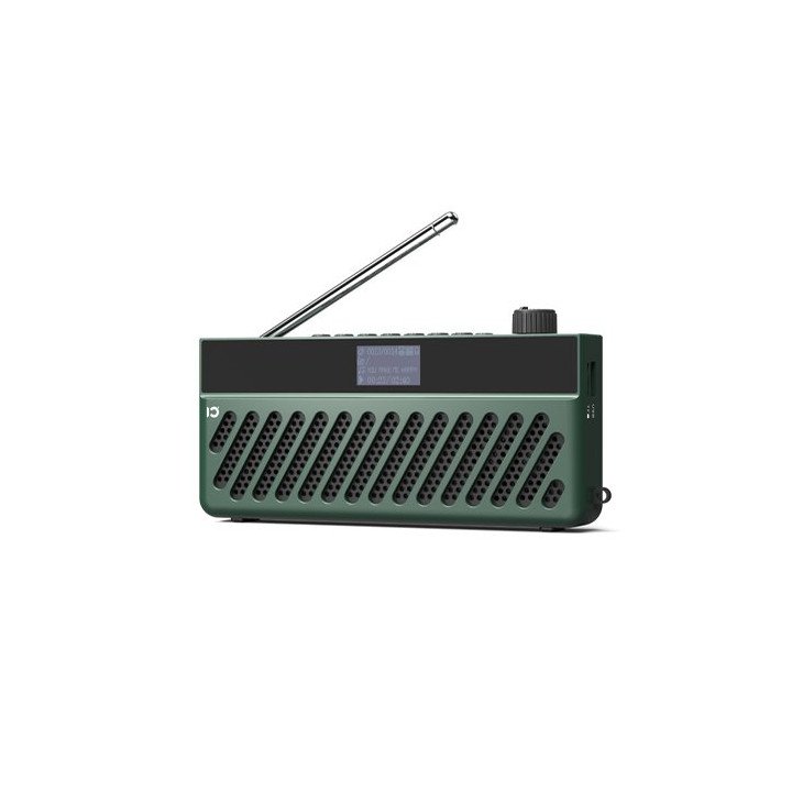 רדיו טרנזיסטור נייד נטען SHIDU SD-F8 Bluetooth בצבע ירוק