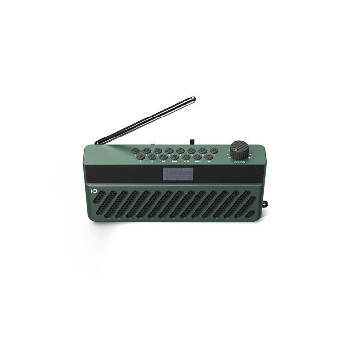 רדיו טרנזיסטור נייד נטען SHIDU SD-F8 Bluetooth בצבע ירוק