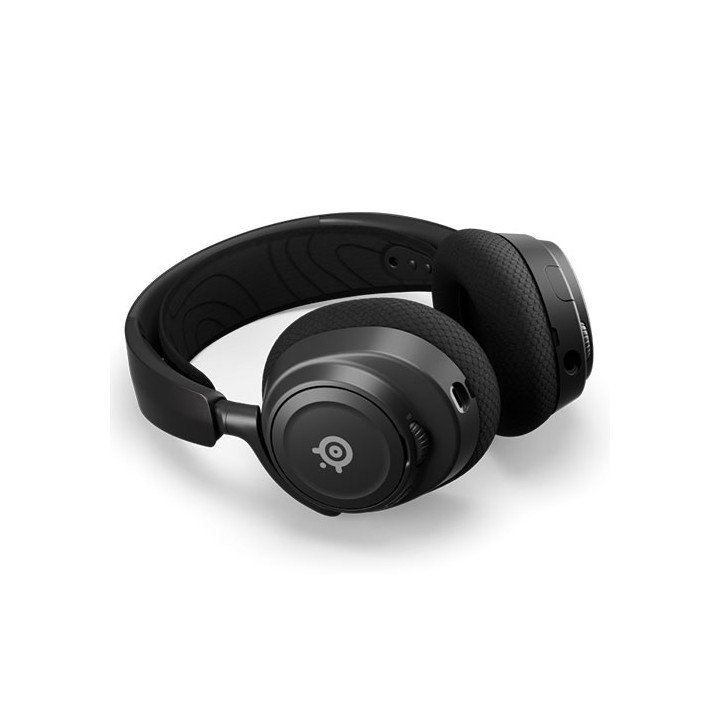 אוזניות גיימינג אלחוטיות עם מיקרופון Steelseries Arctis Nova 7 בצבע שח