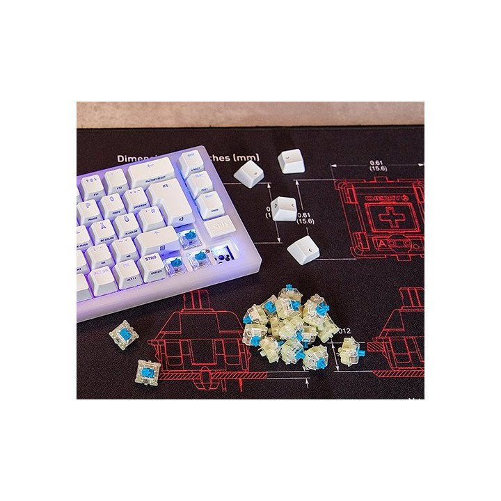 סוויץ' למקלדת מכנית Cherry MX2A Blue - חבילה של 35 יחידות