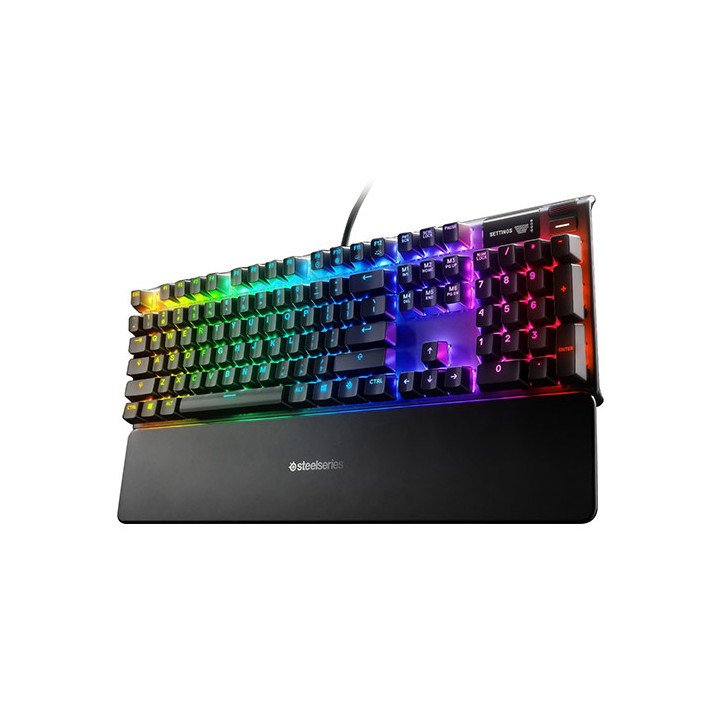מקלדת גיימינג מכנית SteelSeries Apex 7 Red Switch  עברית אנגלית
