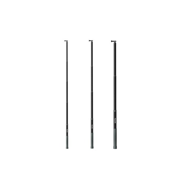 מוט סלפי טלסקופי רב שימושי וסופר ארוך 1.2 מטר TELESIN GP-MNP-002 עבור 