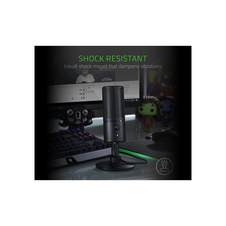 מיקרופון שולחני למחשב Razer Siren X מתאים ל- פודקאסטינג אולפנים וחדרי 