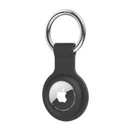 כיסוי AirTag מחזיק מפתחות שחור Super Mobile