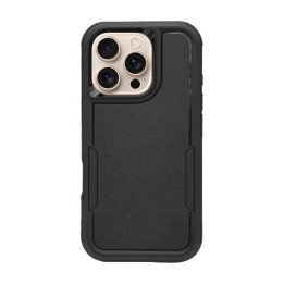 מגן לאייפון 16 פרו iPhone 16 Pro  קשיח עמיד בפני זעזועים שחור Super Mo