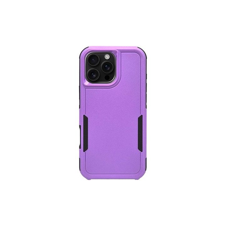 מגן לאייפון 16 פרו מקס סגול עמיד בפני זעזועים Super Mobile