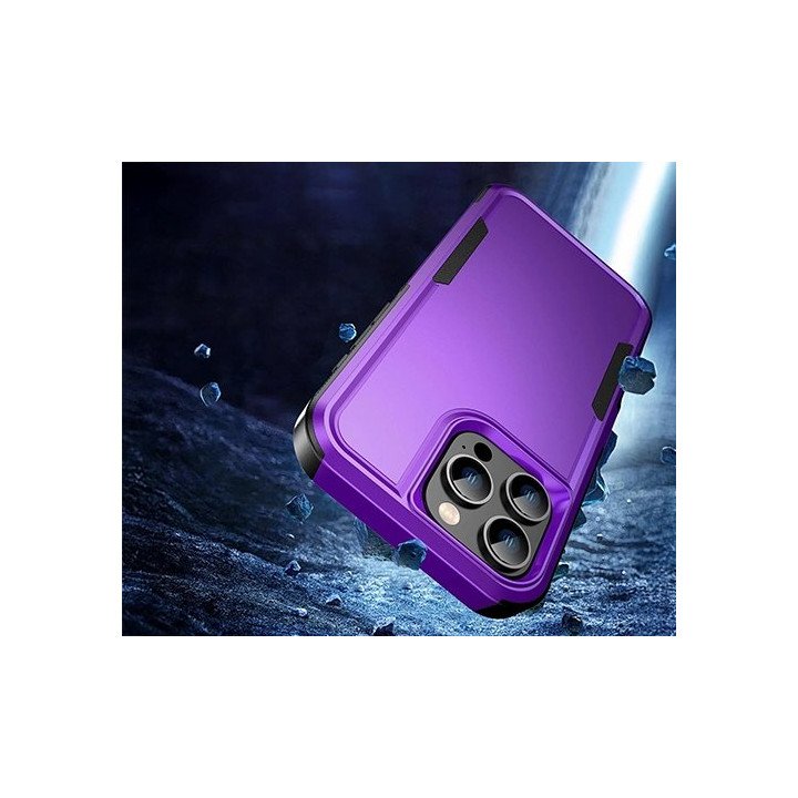 מגן לאייפון 16 פרו מקס סגול עמיד בפני זעזועים Super Mobile