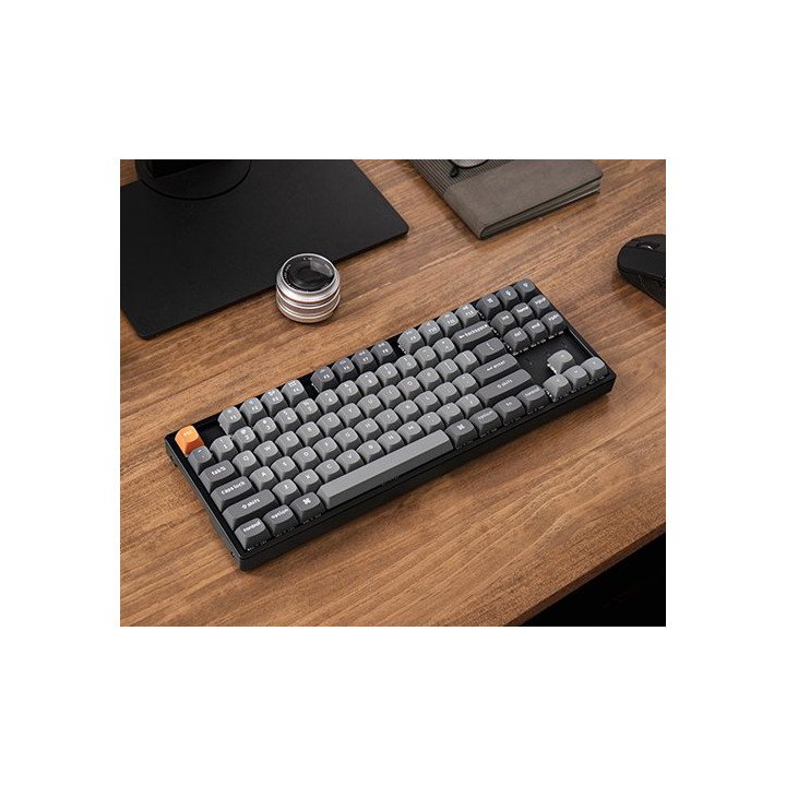 מקלדת אלחוטית מכנית Keychron K8 Max QMK Wireless RGB Brown Switch עברי