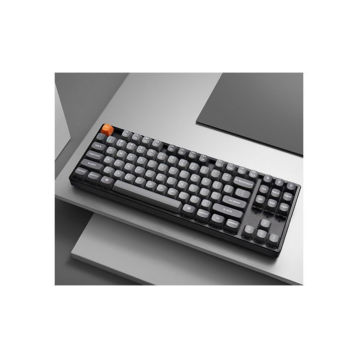 מקלדת אלחוטית מכנית Keychron K8 Max QMK Wireless RGB Brown Switch עברי