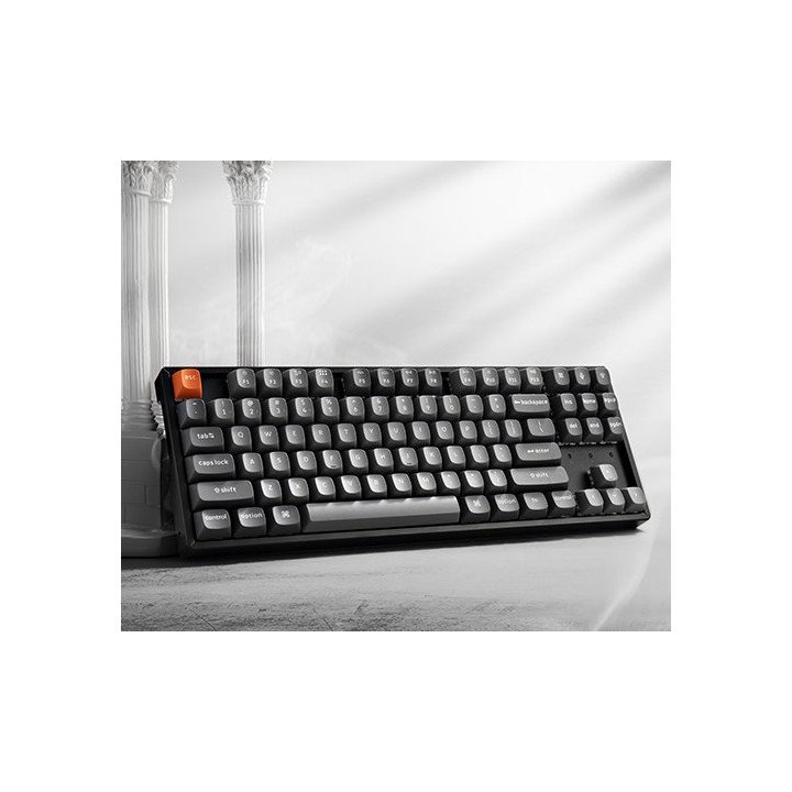 מקלדת אלחוטית מכנית Keychron K8 Max QMK Wireless RGB Brown Switch עברי