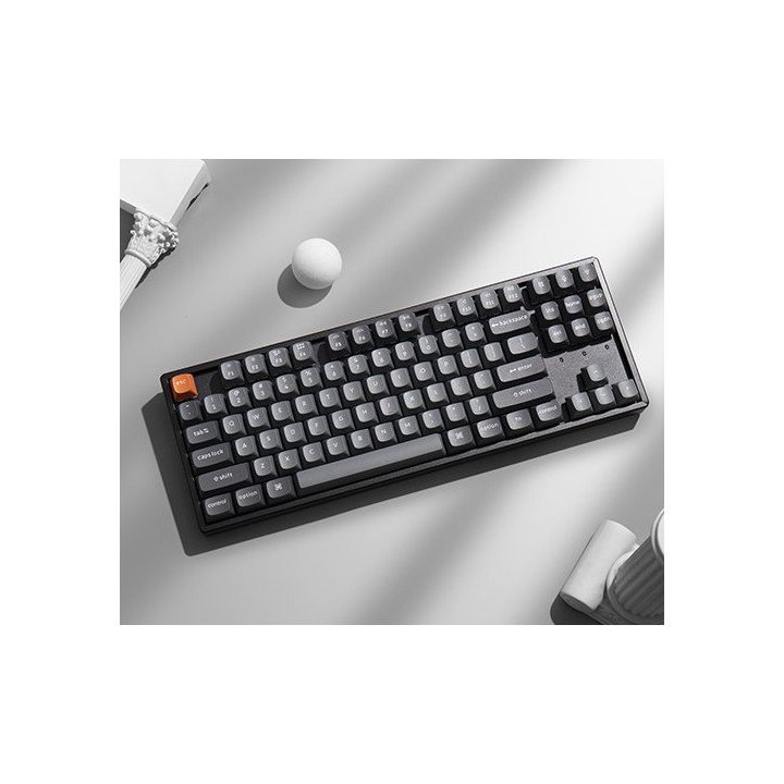 מקלדת אלחוטית מכנית Keychron K8 Max QMK Wireless RGB Brown Switch עברי