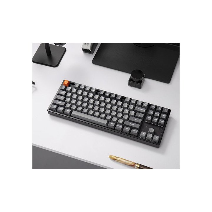 מקלדת אלחוטית מכנית Keychron K8 Max QMK Wireless RGB Brown Switch עברי