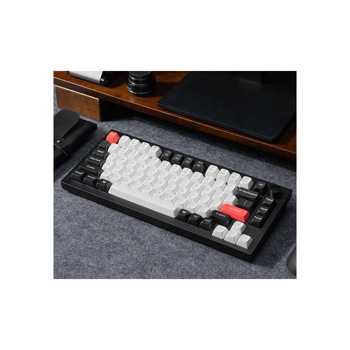 מקלדת אלחוטית מכנית Keychron Q1 HE QMK Magnetic Switch RGB בצבע שחור