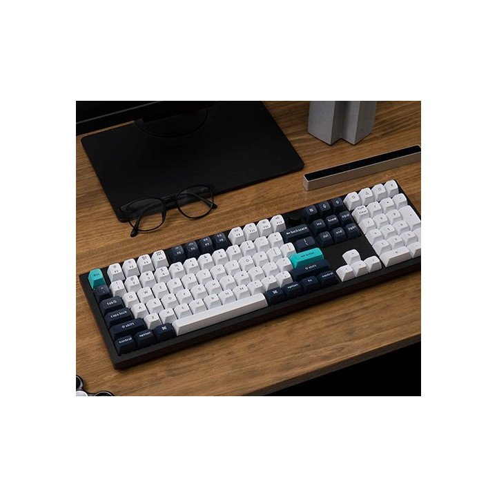 מקלדת אלחוטית מכנית Keychron Q6 Max QMK/VIA Wireless RGB Red Switch עב