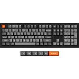 מקלדת אלחוטית מכנית Keychron K10 Max QMK Wireless RGB Red Switch עברית
