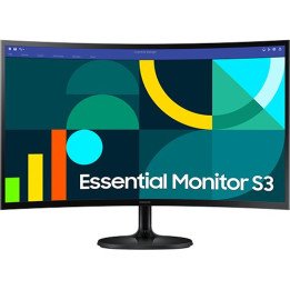 מסך קעור 27 אינץ Samsung Essential S3 – רזולוציה FHD – קצב רענון 100Hz