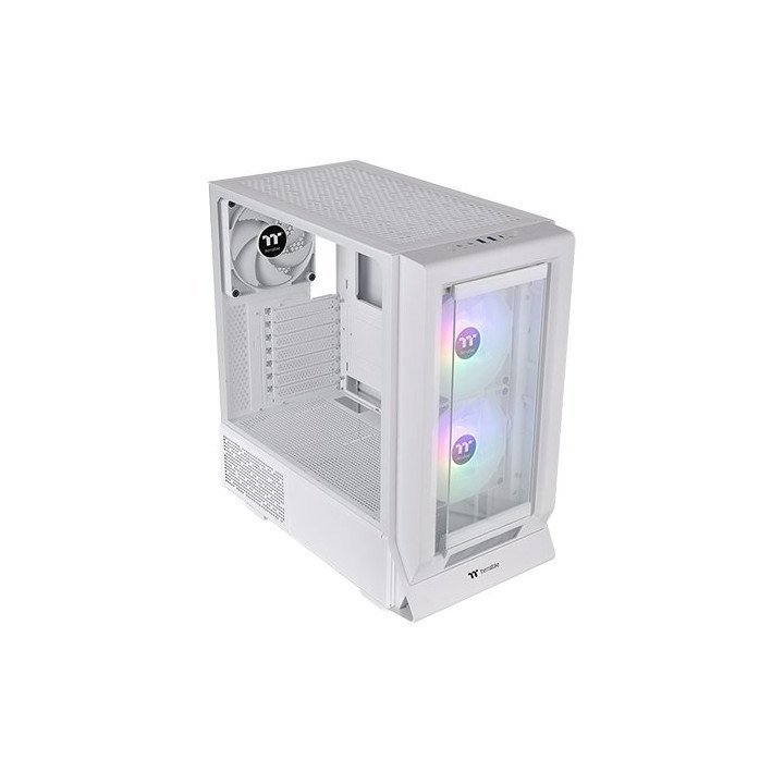 מארז מחשב Thermaltake Ceres 350 MX ARGB בצבע לבן עם פאנל קדמי מתחלף