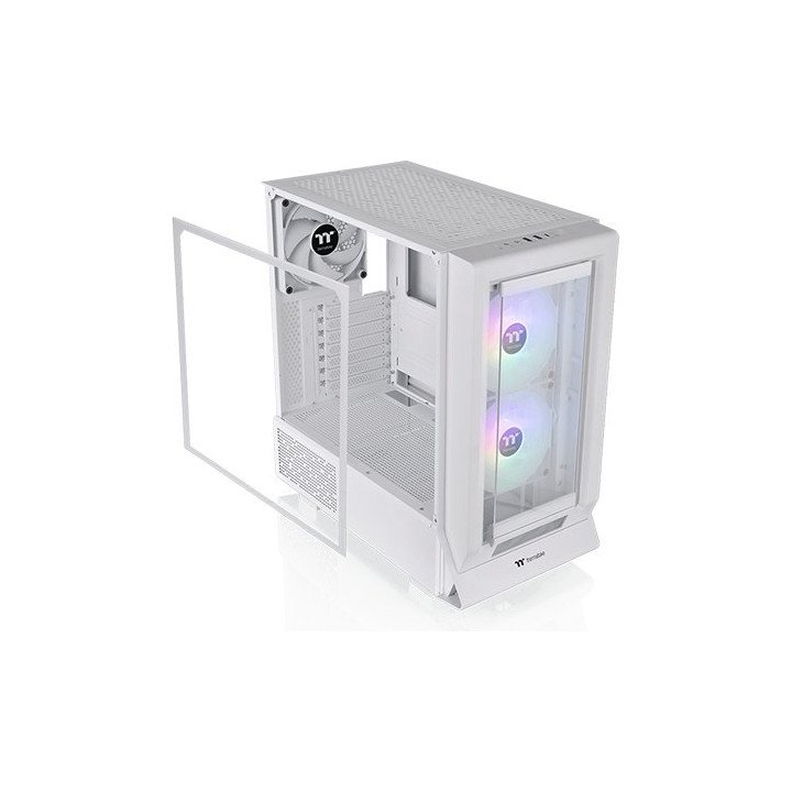 מארז מחשב Thermaltake Ceres 350 MX ARGB בצבע לבן עם פאנל קדמי מתחלף