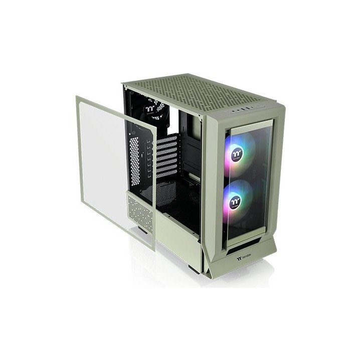 מארז מחשב Thermaltake Ceres 350 MX ARGB בצבע ירוק Matcha עם פאנל קדמי 