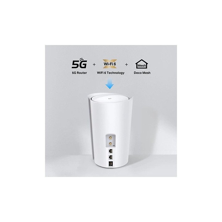ראוטר מגדיל טווח TP-Link Deco X50-5G 5G AX3000 Mesh WiFi 6 – יחידה אחת