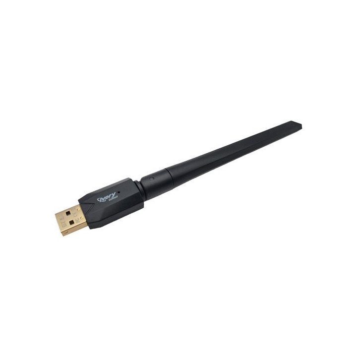 מתאם בלוטוס USB אלחוטי - כולל אנטנה ארוכה ומתקפלת - Super Connect - Bl