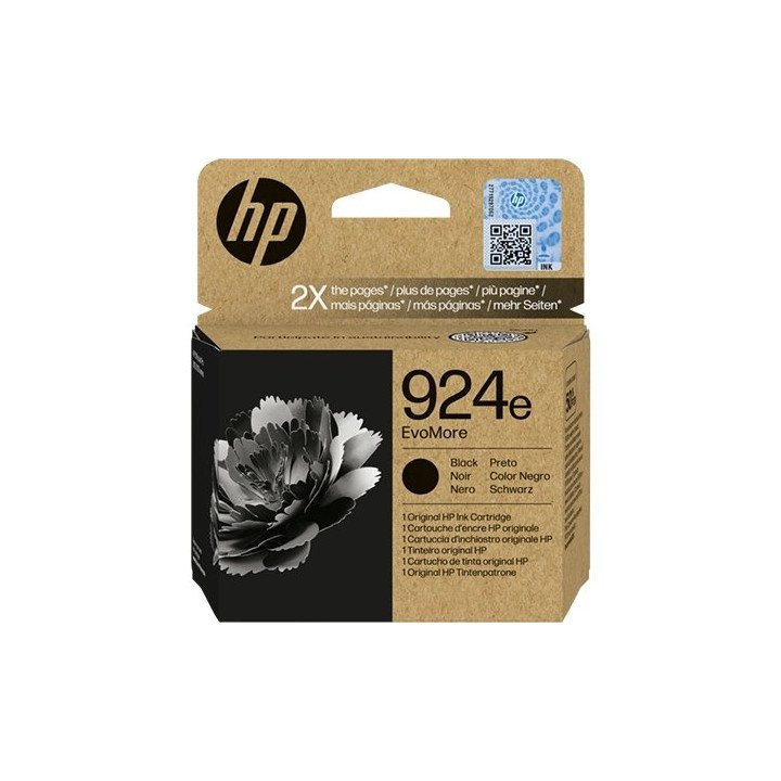 ראש דיו 924 HP שחור מקורי דגם 4K0V0NE