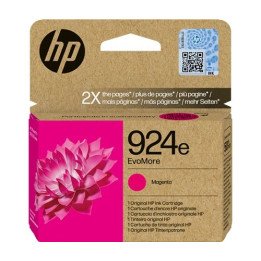 ראש דיו HP 924e אדום (מג'נטה) מקורי דגם EvoMore (4K0U8NE)