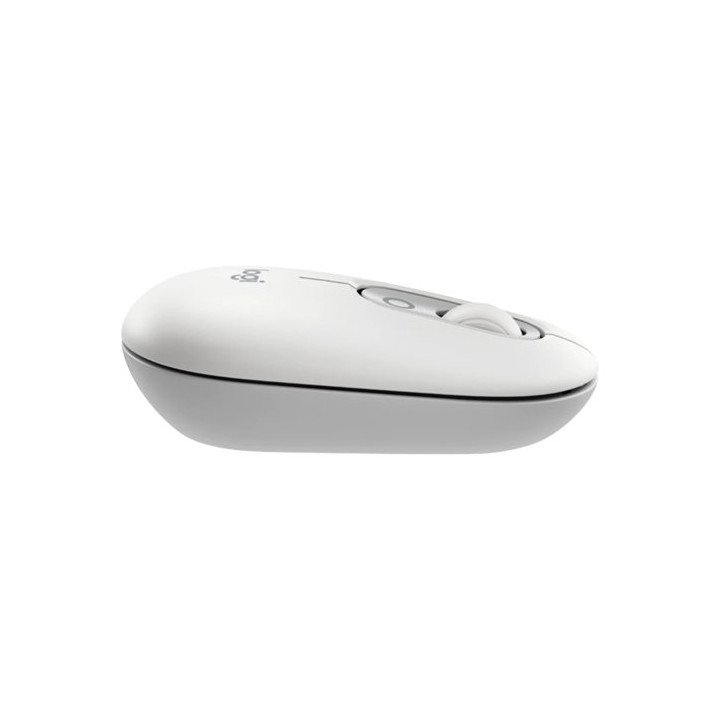 עכבר אלחוטי עם כפתור אימוג'י Logitech POP Mouse בצבע אופוויט