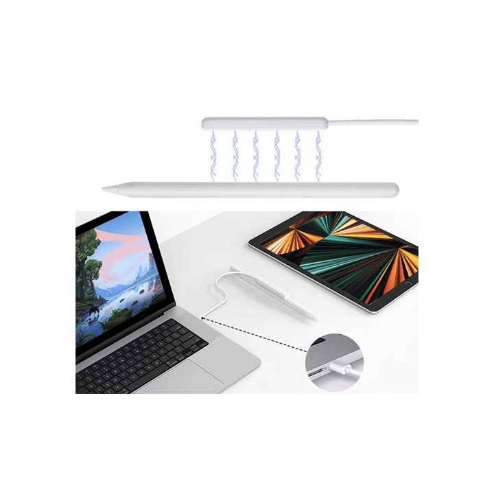 כבל טעינה לעט מגע תואם APPLE לאייפד SUPER MOBILE