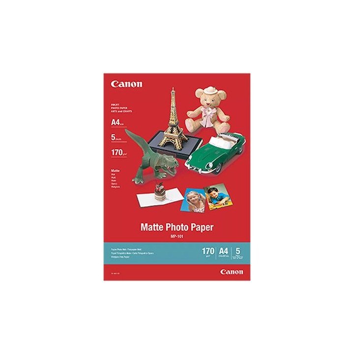 נייר צילום מגוון קנון Canon VP-101 בגודל 10x15 סמ ו-A4