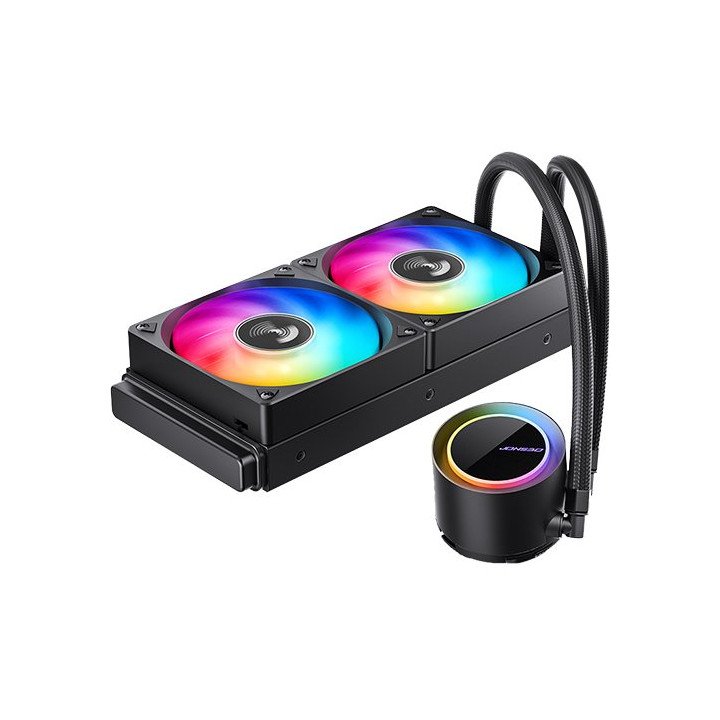 קירור נוזלי למעבד Jonsbo TG-240 Black ARGB 240mm בצבע שחור