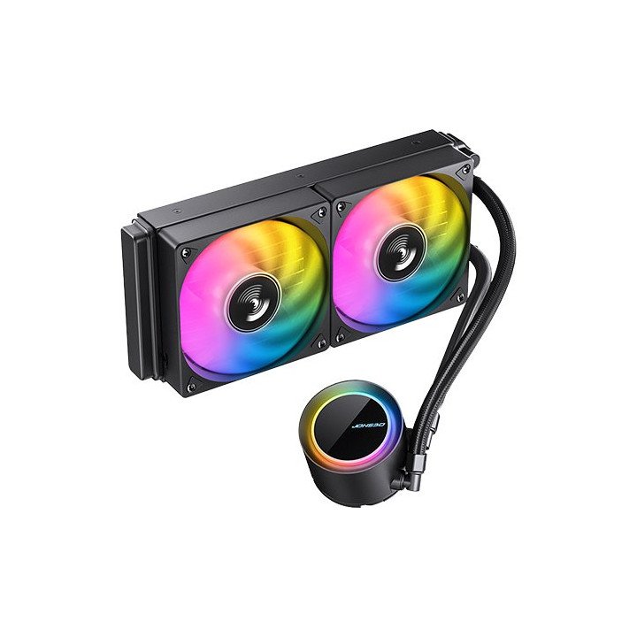 קירור נוזלי למעבד Jonsbo TG-240 Black ARGB 240mm בצבע שחור